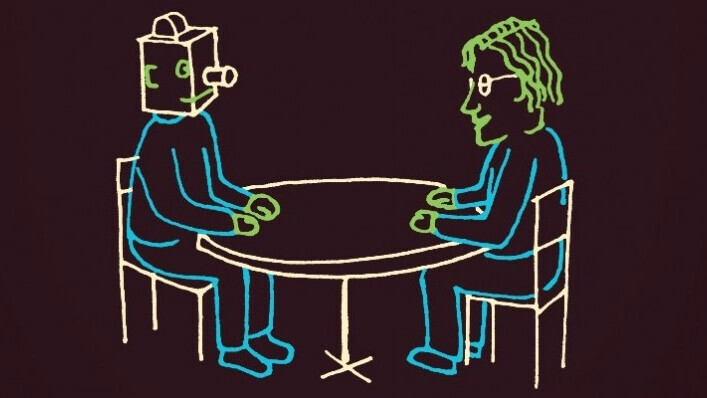 Uma conversa animada